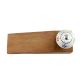 2 Pieces Mixed Floral Crackle Ceramic Wooden Door Stopper